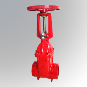 Rising-Stem-Groove-End-Resilient-Gate-Valve